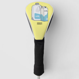 Funda Para Palo De Golf Ilustracion personalizado de leche