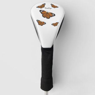 Funda Para Palo De Golf Ilustracion personalizado de mariposa monarca