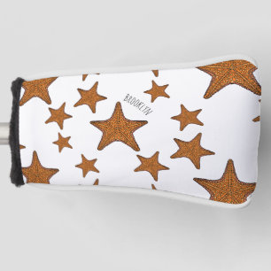 Funda Para Palo De Golf Ilustracion personalizado de pez estrella
