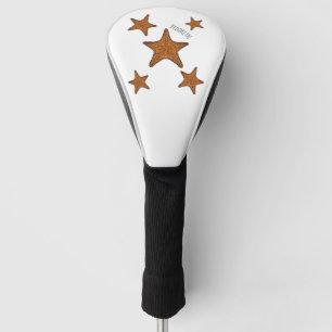 Funda Para Palo De Golf Ilustracion personalizado de pez estrella