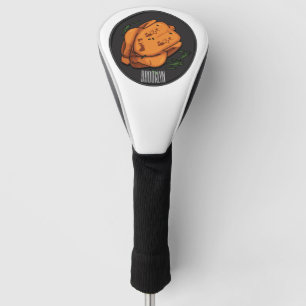 Funda Para Palo De Golf Ilustracion personalizado de pollo asado