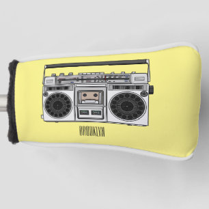 Funda Para Palo De Golf Ilustracion personalizado de radio
