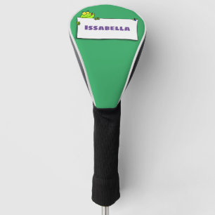 Funda Para Palo De Golf Ilustracion personalizado de señas de rana verde s