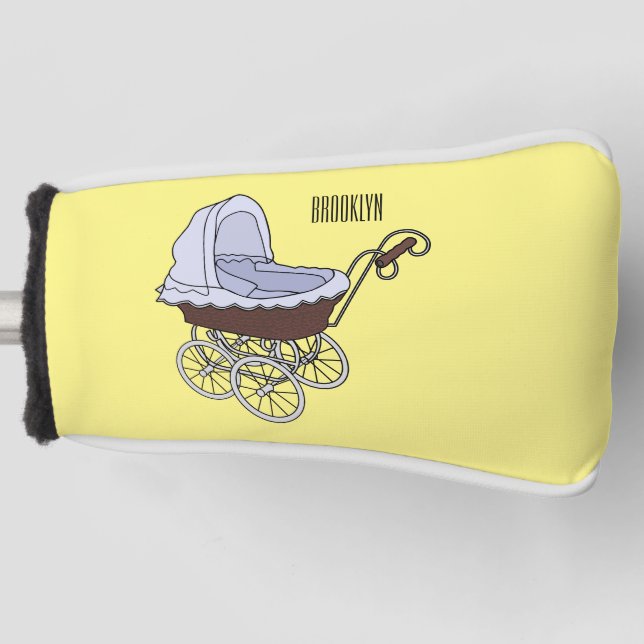 Funda Para Palo De Golf Ilustracion personalizado de Stroller (Anverso)
