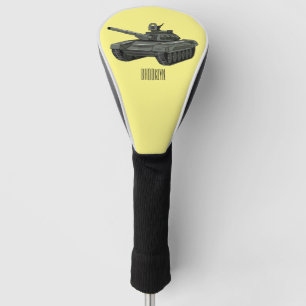 Funda Para Palo De Golf Ilustracion personalizado de tanques