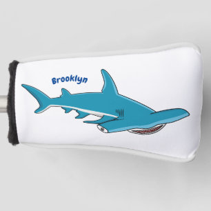 Funda Para Palo De Golf Ilustracion personalizado de tiburón martillo