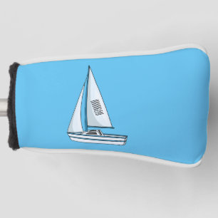 Funda Para Palo De Golf Ilustracion personalizado de velero