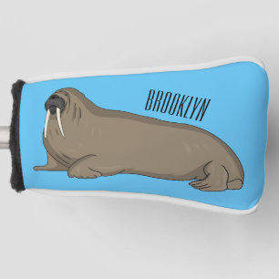 Funda Para Palo De Golf Ilustracion personalizado de Walrus