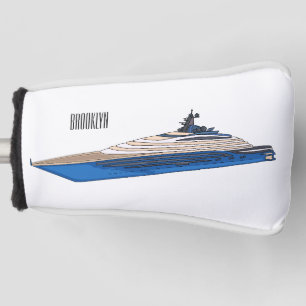 Funda Para Palo De Golf Ilustracion personalizado de yates