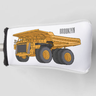 Funda Para Palo De Golf Ilustracion personalizado del camión de altura