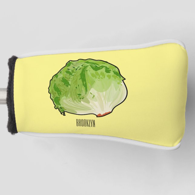 Funda Para Palo De Golf Ilustracion personalizado Lettuce (Anverso)