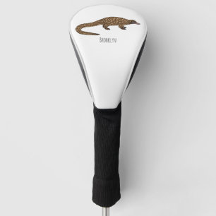 Funda Para Palo De Golf Ilustracion personalizado pangolín de cola larga