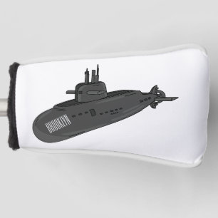 Funda Para Palo De Golf Ilustracion personalizado submarino