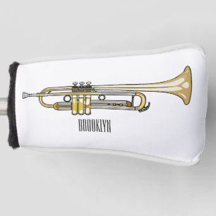 Funda Para Palo De Golf Ilustracion personalizado Trumpet