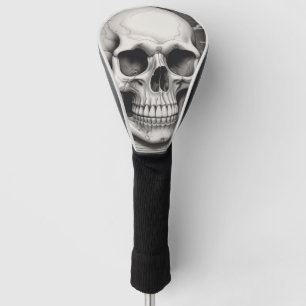 Funda Para Palo De Golf Ilustracion Skull