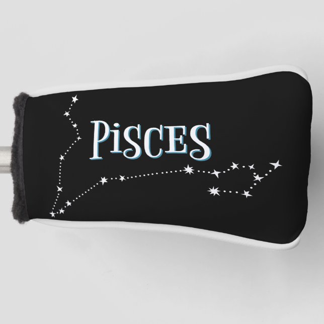 Funda Para Palo De Golf Im A Pisces Zodiac. Rótulo Pisces Zodiac De Moda (Anverso)