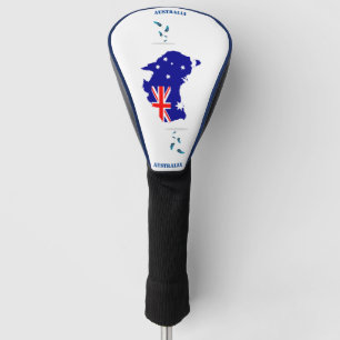 Funda Para Palo De Golf Imagen de la bandera de un vector con forma de sem