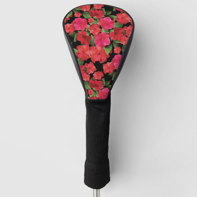Funda Para Palo De Golf Impatiens Flowers (Anverso)