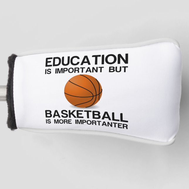 FUNDA PARA PALO DE GOLF IMPORTANTE DE BALONCESTO EDUCATIVO (Anverso)
