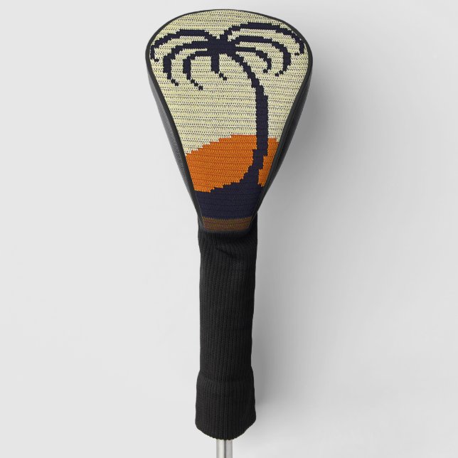 Funda Para Palo De Golf Impresión crochet del Diseñador de acercamiento de (Anverso)