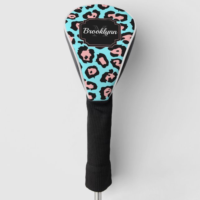 Funda Para Palo De Golf Impresión Cute Leopard (Anverso)