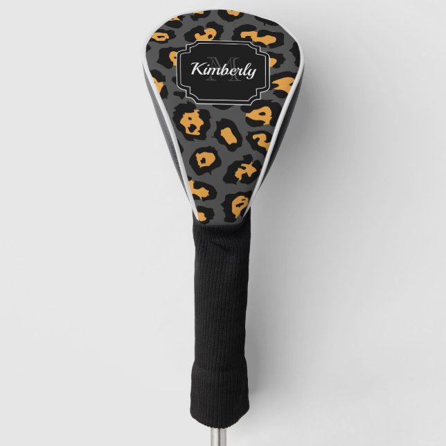 Funda Para Palo De Golf Impresión Cute Leopard (Anverso)