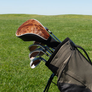 Funda Para Palo De Golf Impresión de animales Pieles de vaca marrones