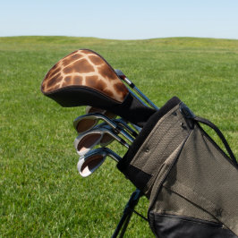 Funda Para Palo De Golf Impresión de jirafa marrón