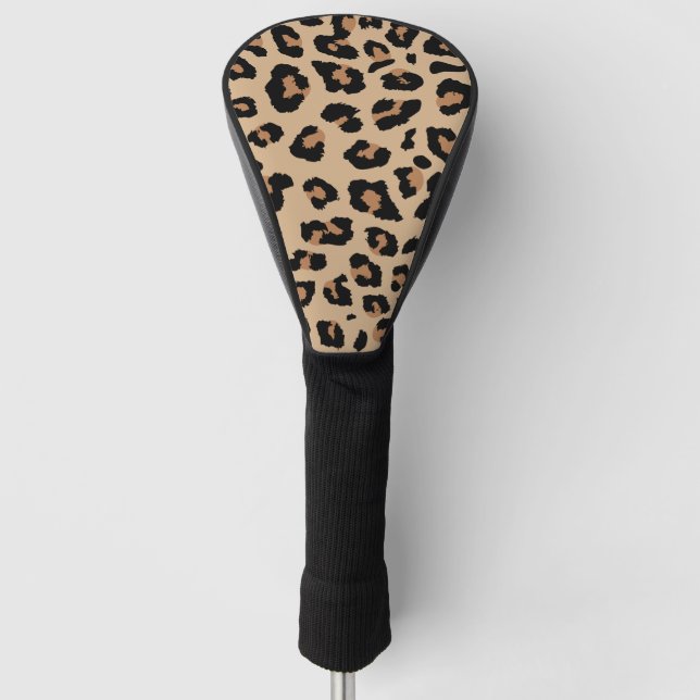 Funda Para Palo De Golf Impresión de leopardo (Anverso)