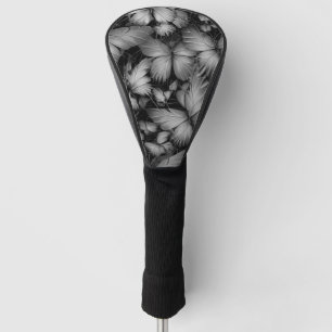 Funda Para Palo De Golf Impresión de mariposas grises