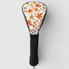 Funda Para Palo De Golf Impresión floral acuarela