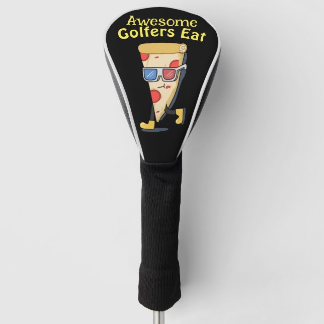 Funda Para Palo De Golf Impresionantes golfistas comen "pizza" (Anverso)