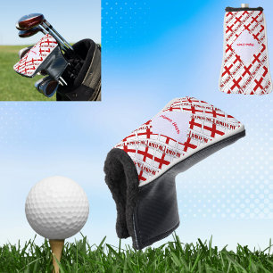 Funda Para Palo De Golf Inglaterra y la bandera inglesa con la personaliza