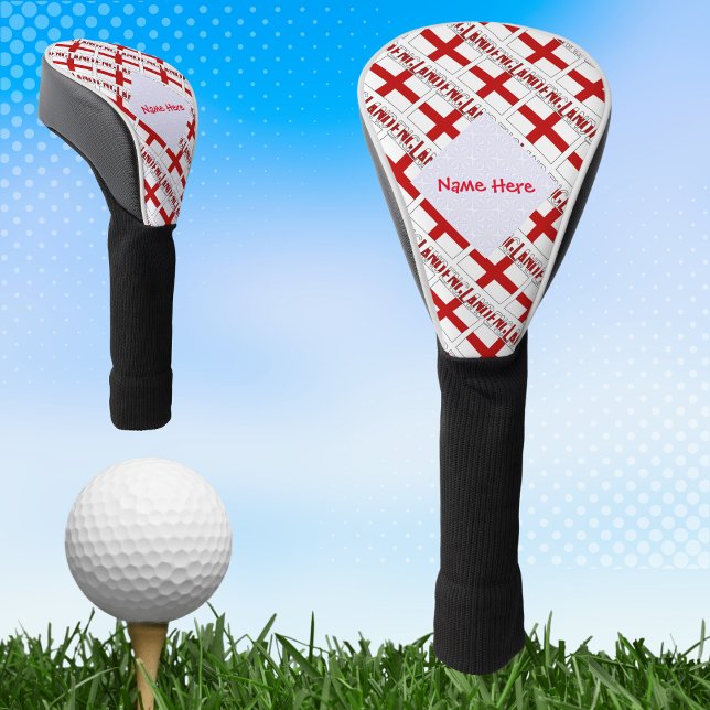Funda Para Palo De Golf Inglaterra y la bandera inglesa con la personaliza (Subido por el creador)
