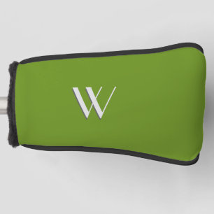 Funda Para Palo De Golf Inicial de color verde claro
