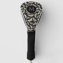 Inicial Monogramada Polilla Negra Beige
