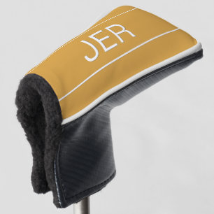 Funda Para Palo De Golf Iniciales Personalizadas Monograma de Protección