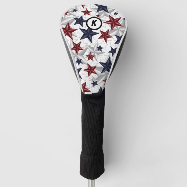 Funda Para Palo De Golf Inicio patriótico de las Estrellas de Estados Unid (Anverso)