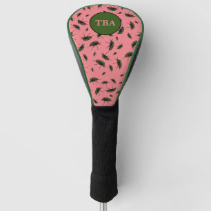 Funda Para Palo De Golf Insectos Cubierta de cabezal de golf