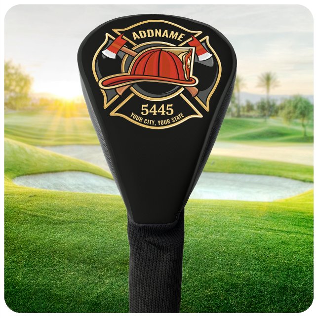 Funda Para Palo De Golf Insignia del Departamento de la Estación de Bomber (Subido por el creador)