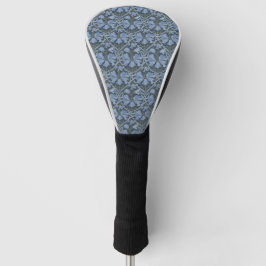 Funda Para Palo De Golf Invitación elegante de patrón floral acuarela azul