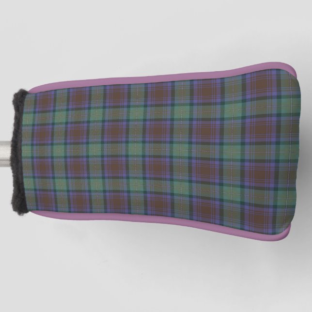 Funda Para Palo De Golf Isle De Skye Tartán Planta Verde (Anverso)
