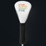 Funda Para Palo De Golf It's me Hi i'm the Husband It's me Funny Couple<br><div class="desc">funny, couple, husband, wife, engage, gift, birthday, retro, relationship</div>