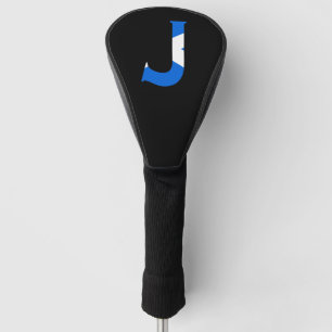 Funda Para Palo De Golf J Monograma sobrepuesto en el documento de la band
