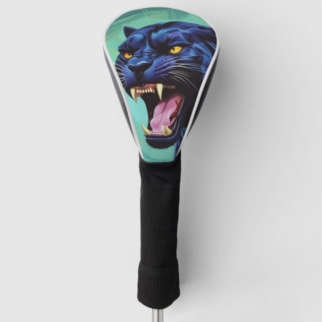 Funda Para Palo De Golf Jaguar - Pantera negra (Anverso)