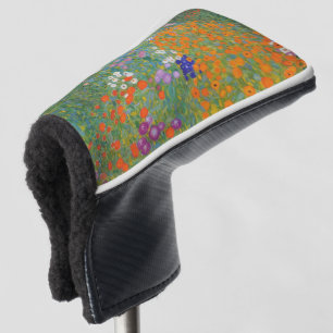 Funda Para Palo De Golf Jardín de flores por Gustav Klimt