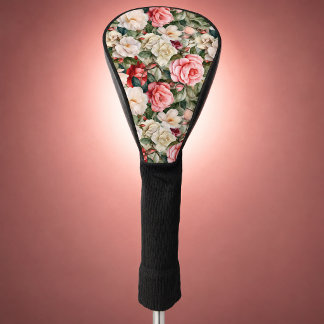 Funda Para Palo De Golf Jardín de Rosas Bonito Personalizado con Patrón