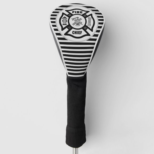 Funda Para Palo De Golf Jefe de bomberos   (Anverso)