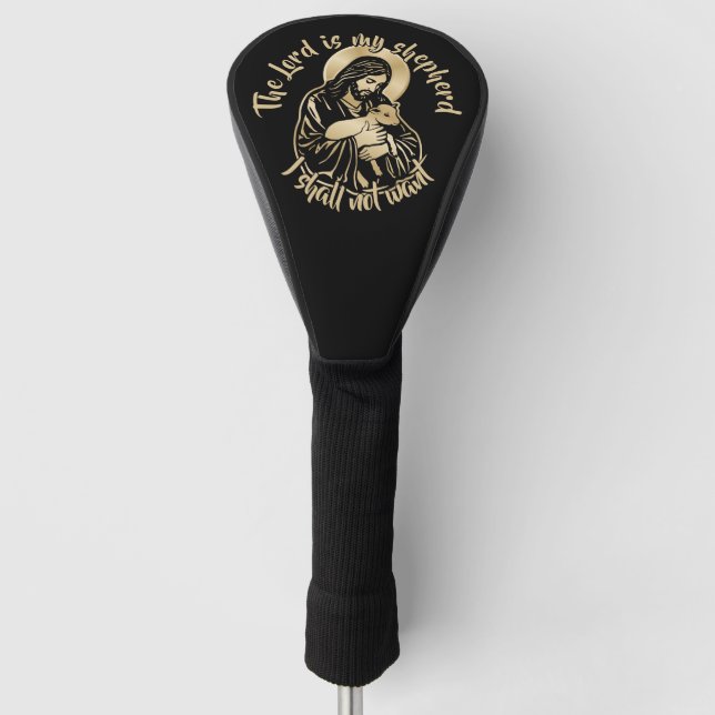 Funda Para Palo De Golf Jesus Caring Shepherd (Anverso)