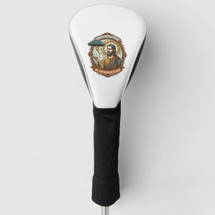Funda Para Palo De Golf Jesús molesto Nube oscura de lluvia Relámpago Clim